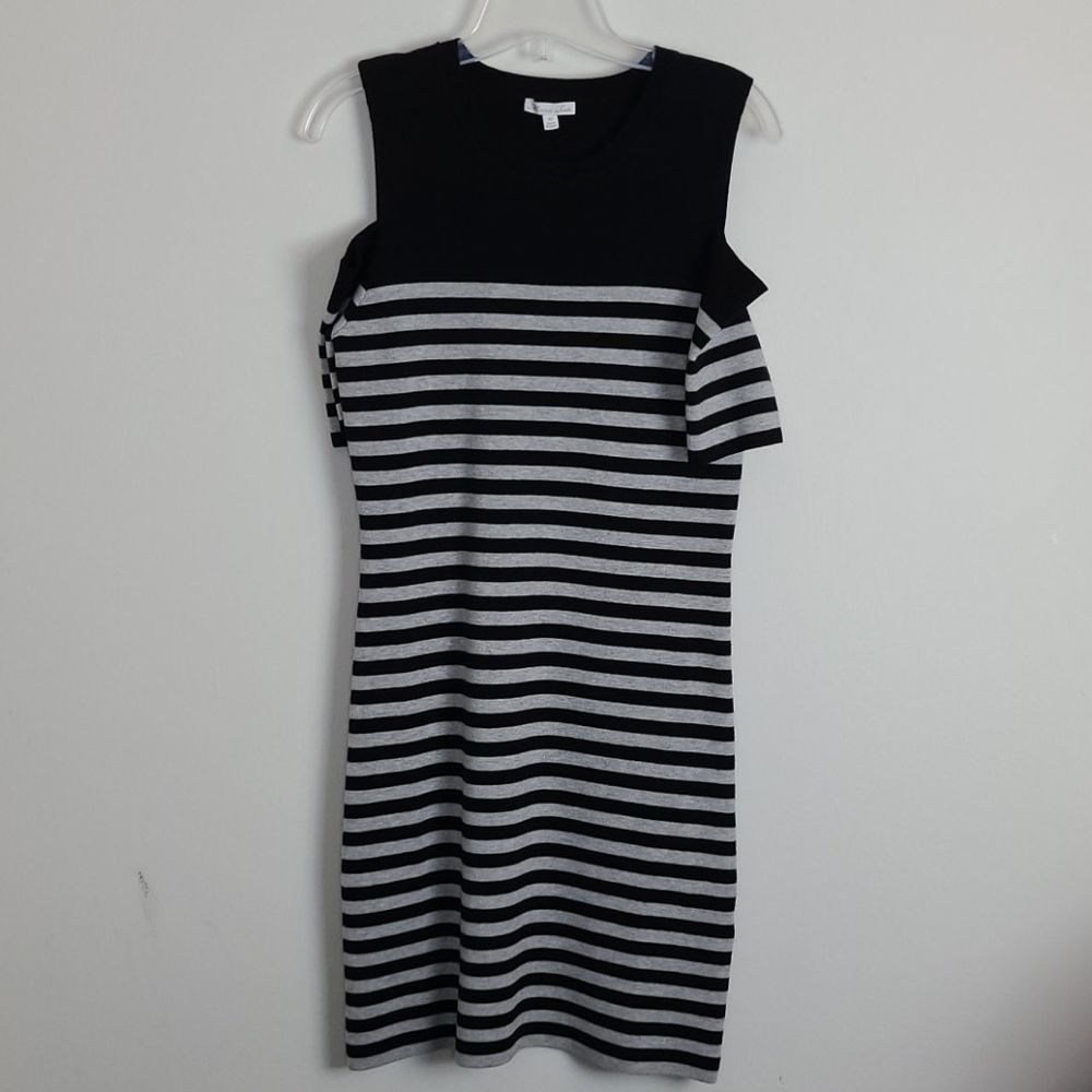 Minnie Rose Stripes Sweater Dress Sz XL Winter Essential Office